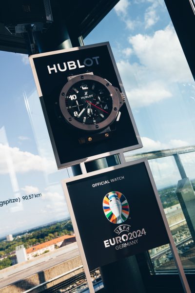 Presentation of the Hublot Clock used at UEFA EURO 2024