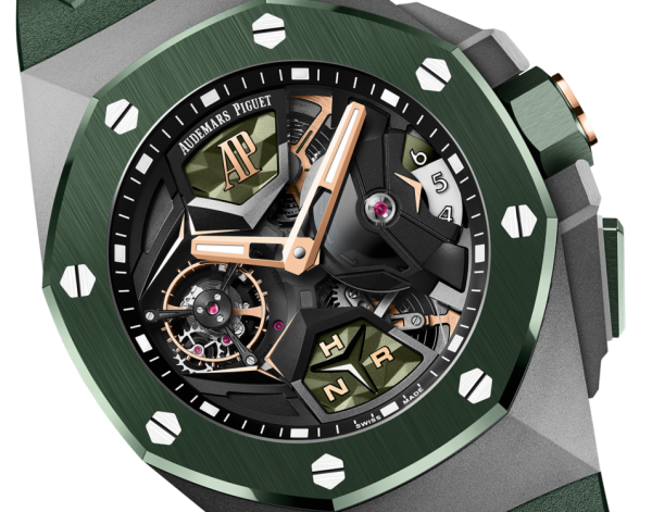 Audemars Piguet Royal Oak Concept Flying Tourbillon GMT in Green Colour