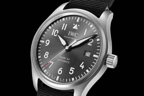 IWC Pilots Watch Mark XX Patrouille Suisse Dial Close Up