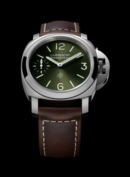 Panerai Luminor Logo 44mm Green Dial Boutique Exclusive PAM01624 calibre P6000 hand wound 2