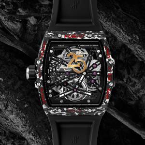 HUBLOT SPIRIT OF BIG BANG TOURBILLON 5-DAY POWER RESERVE THE TIME PLACE 25TH ANNIVERSARY