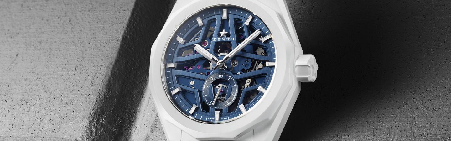 Zenith DEFY Skyline Skeleton Now Comes in White Ceramic