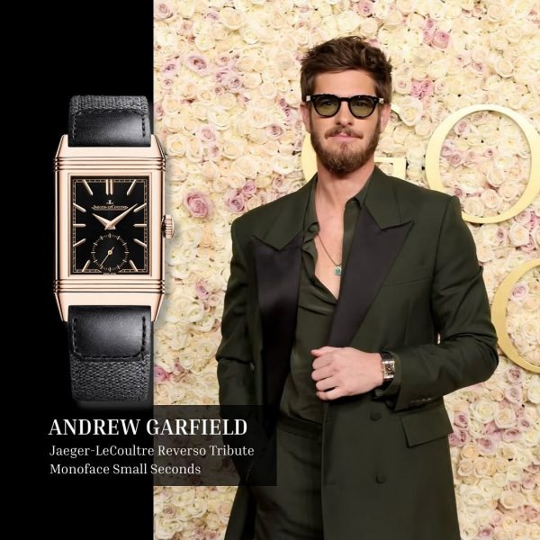 Andrew Garfield – Jaeger LeCoultre Reverso Tribute Monoface Small Seconds