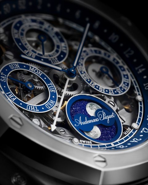 A LIMITED-EDITION ROYAL OAK PERPETUAL CALENDAR OPENWORKED