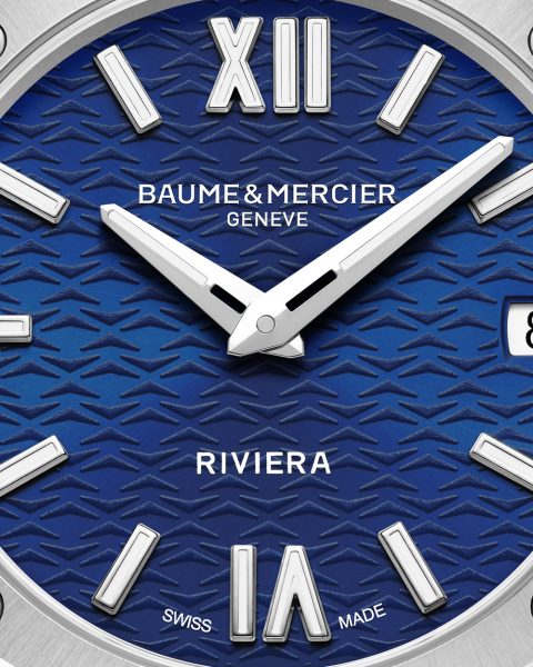 Baume Mercier also presents the Riviera M0A10727 available in a smaller 33 mm diameter