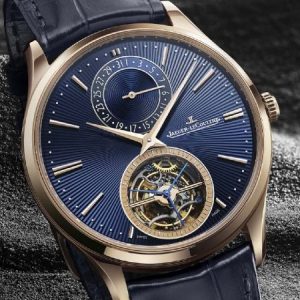 The New Jaeger-LeCoultre Master Ultra Thin Tourbillon Comes with Blue Enamel Dial