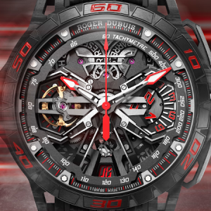 Roger Dubuis Excalibur Spider Flyback Chronograph, A Watch Inspired by Supercar Engine