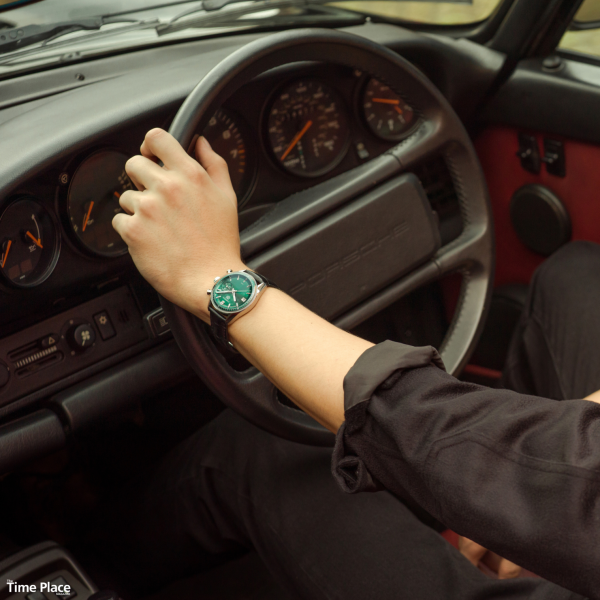 WATCH—TAG Heuer Carrera Green OUTFIT—ZEGNA Black Oasi Cashmere Alba Overshirt