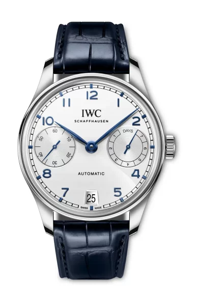 iwc schaffhausen portugieser automatic 42 silver moon iw501702