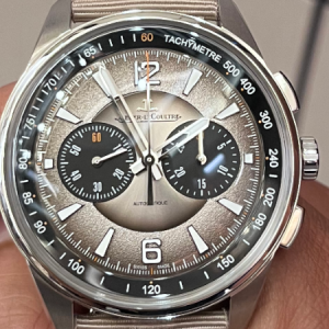 #LivePic: Jaeger-LeCoultre Polaris Chronograph, Striking Grey Lacquered Dial